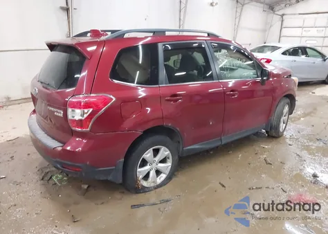 2016 Subaru Forester 2.5I Limited from USA, damaged, VIN JF2SJAKC3GH508687